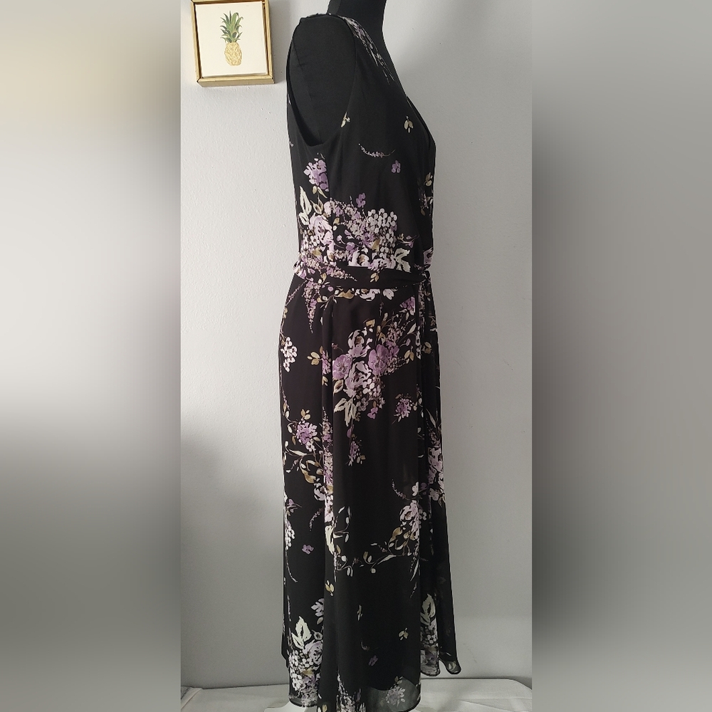 Ralph Lauren Women dress  Size 12 new Tags Sleeveless Style Wrap Zipper Back New - Picture 7 of 13
